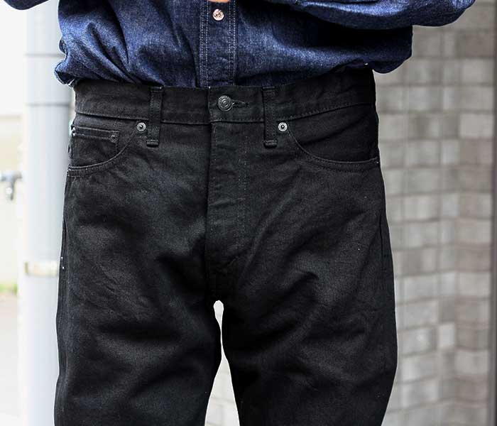 orSlow オアスロウ ブラックデニム アイビーフィット ジーンズ orSlow オアスロウ ブラックデニム アイビーフィット ジーンズ
