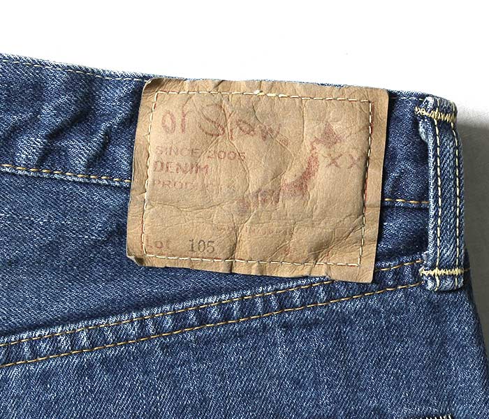 orSlow  2year wash ǥ˥ 105 ꥸʥ ɥեå  USED WASH ORIGINAL STANDARD 5P DENIM MADE IN JAPAN (OR-01-1050-84-USED-2YEAR)