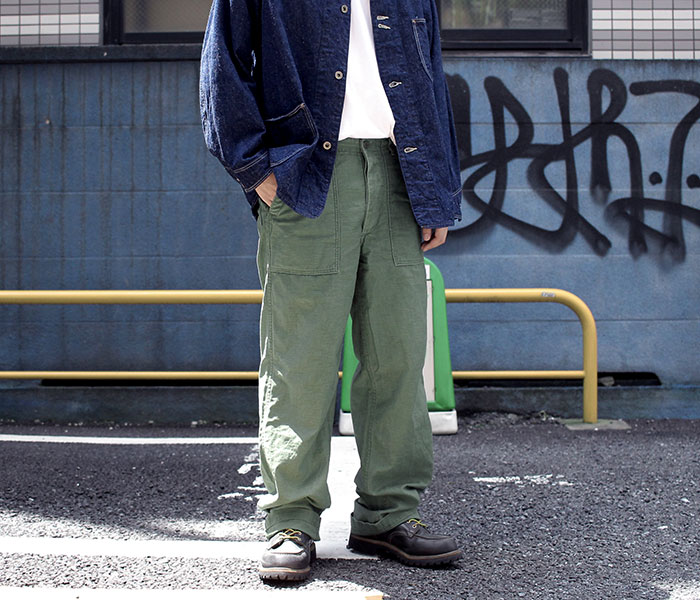 orSlow オアスロウ ファティーグパンツ 5002 ベイカーパンツ