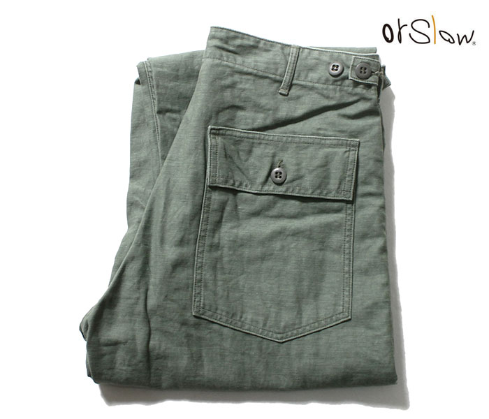 orSlow オアスロウ ファティーグパンツ 5002 ベイカーパンツ