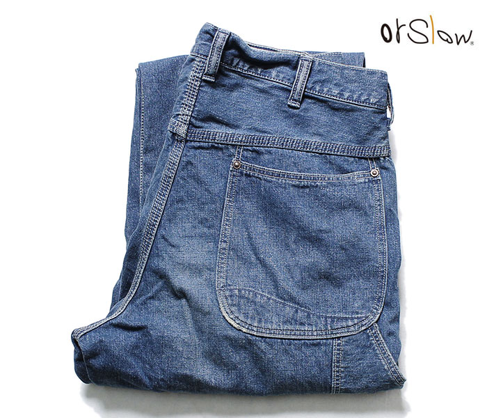 orSlow オアスロウ ペインターパンツ デニム ユーズド加工 DENIM