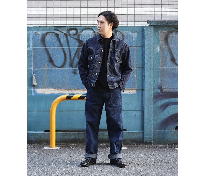 予約商品(お届け予定 3月頃以降) orSlow オアスロウ ジージャン デニム