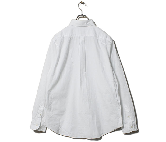 orSlow オアスロウ ボタンダウンシャツ ホワイトシャンブレー 01