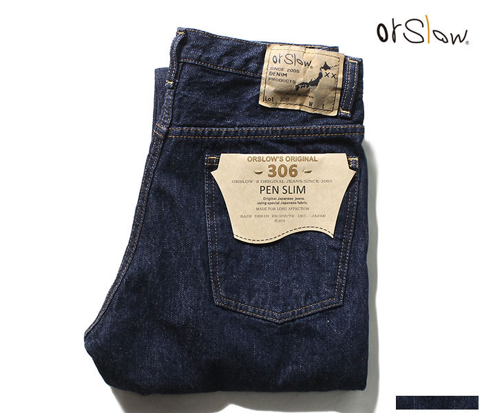 orSlow オアスロウ セルビッジ デニム PEN SLIM DENIM