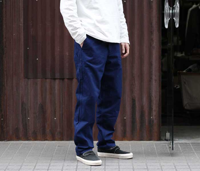 予約商品(お届け予定 3月頃以降) orSlow オアスロウ ブルー フレンチ