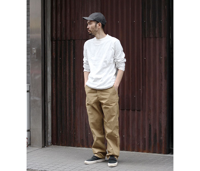 orSlow オアスロウ フレンチワークパンツ カーキ KHAKI 03-5000