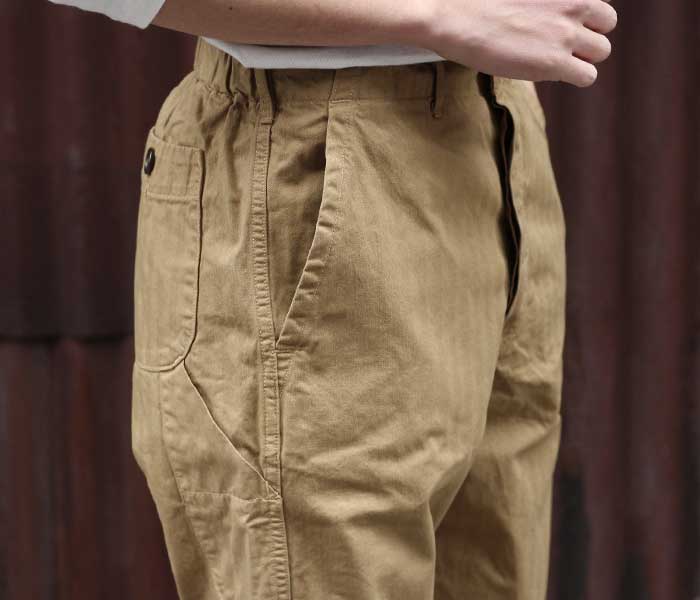 orSlow オアスロウ フレンチワークパンツ カーキ KHAKI 03-5000