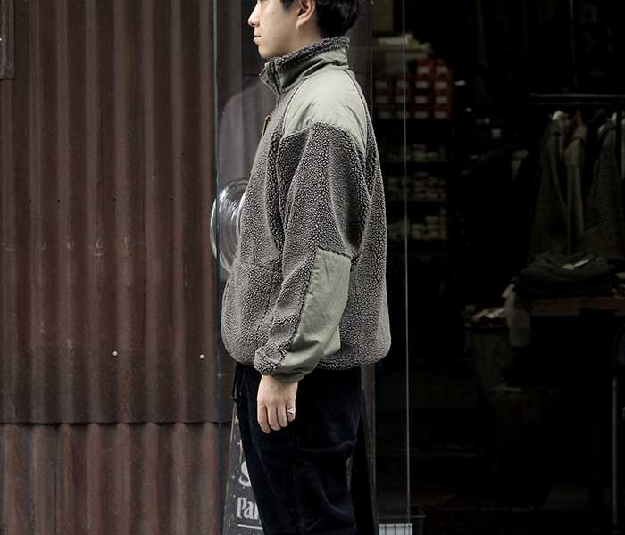 orslow オアスロウ ボアフリース　ブラック　希少　早い者勝ち　大人気 orSlow オアスロウ ボアフリース ジャケットFLEECE JACKET