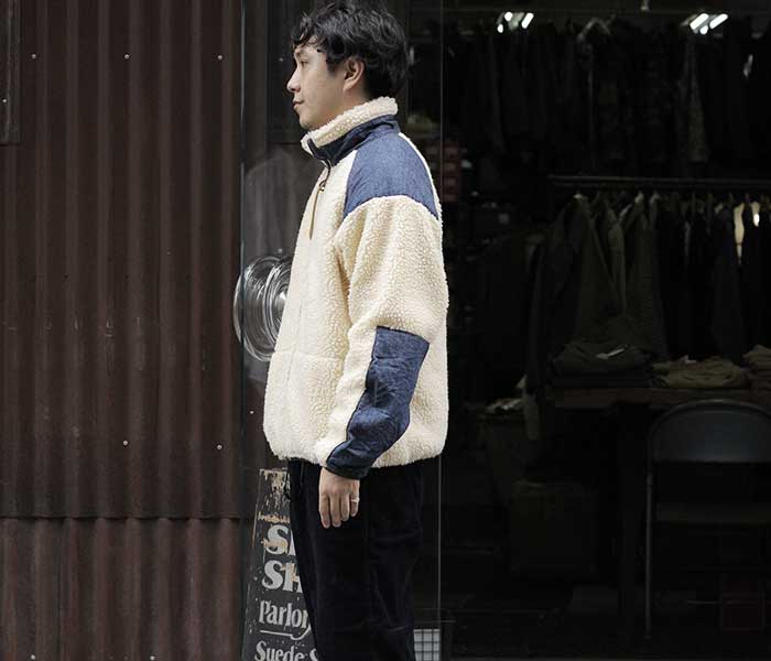 orslow オアスロウ ボアフリース　ブラック　希少　早い者勝ち　大人気 orSlow オアスロウ ボアフリース ジャケットFLEECE JACKET
