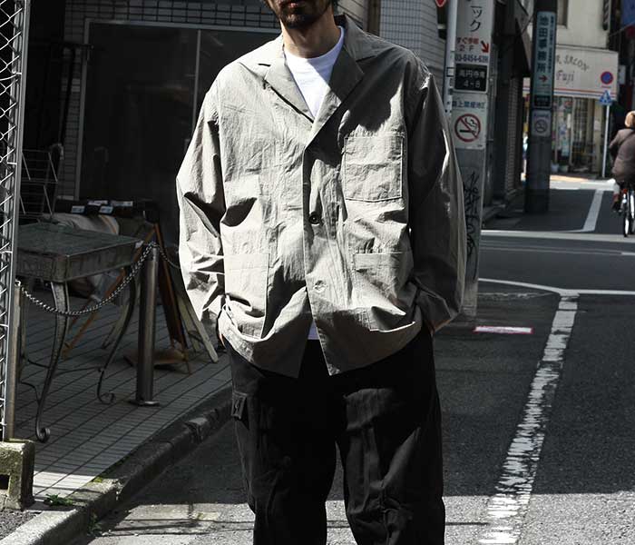 orSlow  ץ饤 ѥޥ㥱å 롼եå 2019SS PAJAMA JACKET UNISEX Loose Fit Typewriter MADE IN JAPAN  (03-6060-TYPEWRITER)