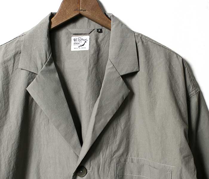 orSlow  ץ饤 ѥޥ㥱å 롼եå 2019SS PAJAMA JACKET UNISEX Loose Fit Typewriter MADE IN JAPAN  (03-6060-TYPEWRITER)