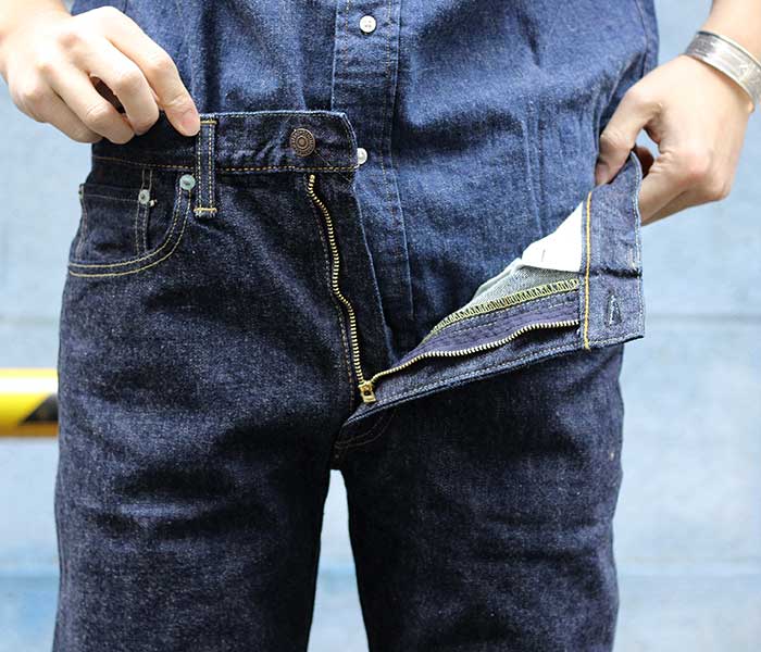 orSlow オアスロウ デニム 107 ワンウォッシュ アイビーフィット