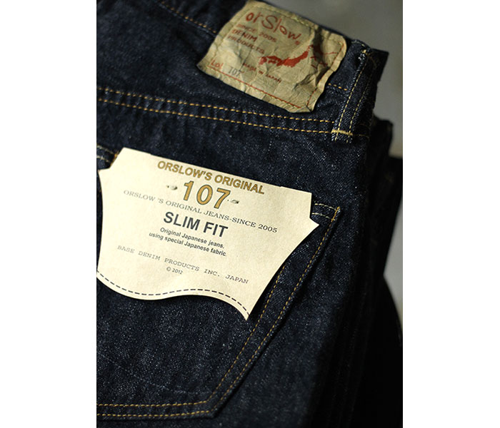美品】orSlow オアスロウ 107W SLIM FIT サイズS(1) セルビッジ