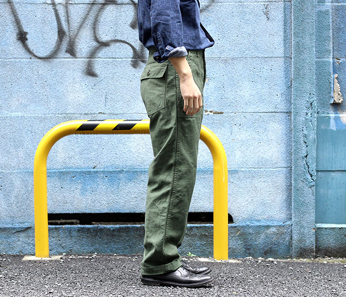 orSlow オアスロウ ファティーグパンツ ショートレングス