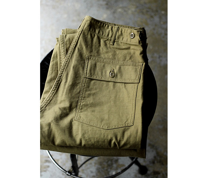 予約商品(お届け予定 3月頃以降) orSlow オアスロウ カーキ