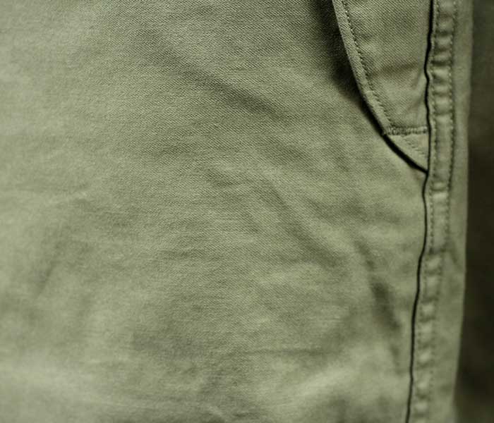 オアスロウ ルーズフィットアーミートラウザー パンツ 1 グリーン