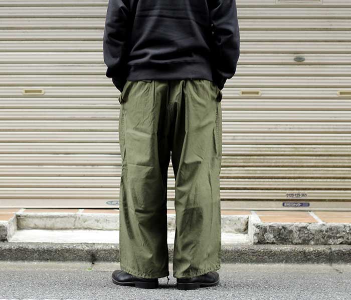 orSlow オアスロウ アーミーグリーン オリーブ ルーズフィット