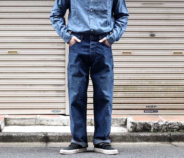 楽天市場】【orslow】 DENIM PAINTER PANTS One Wash 9oz(オンス
