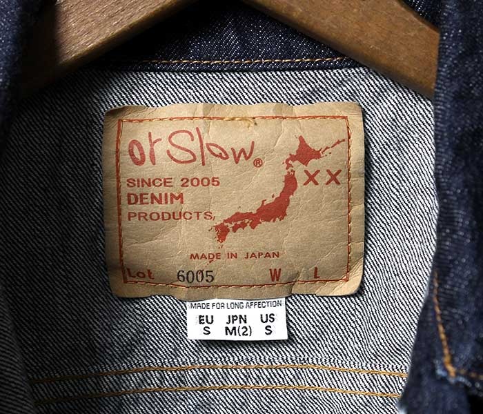 orSlow オアスロウ 3rd type ジージャン デニムジャケット