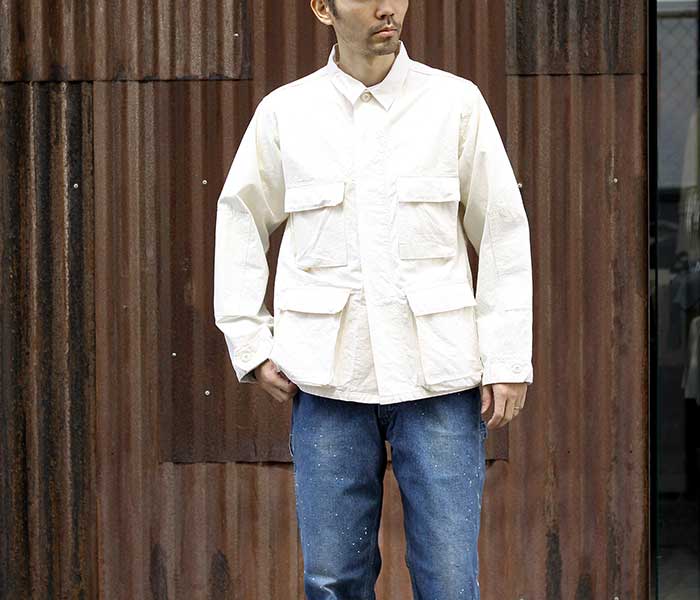 【完売】  orSlow オアスロウ エクリュ BDU ジャケット ファティーグ ジャケット・アウター