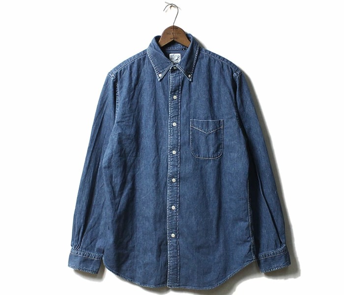 orSlow オアスロウ ボタンダウンシャツ デニム ユーズド 01-8012
