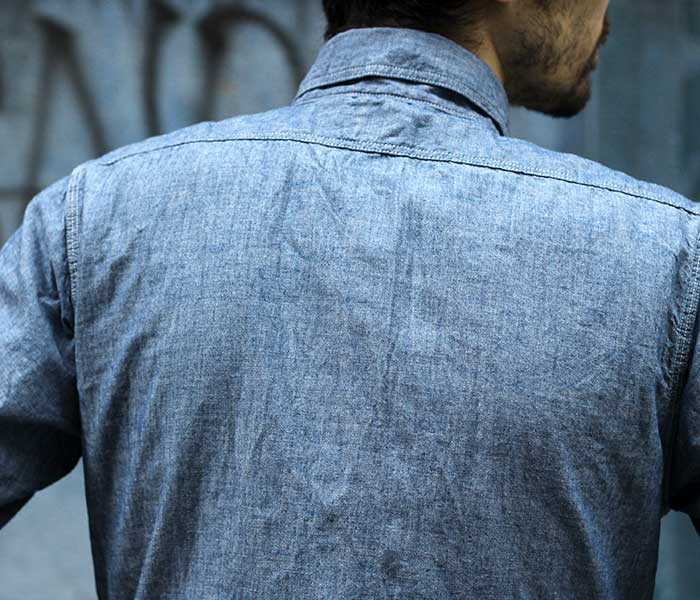 orSlow オアスロウ シャンブレー ワークシャツ 01-8070 CHAMBRAY