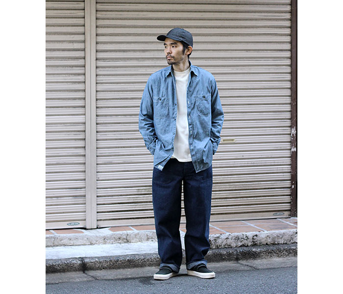 orSlow オアスロウ ヴィンテージフィット シャンブレー ワーク