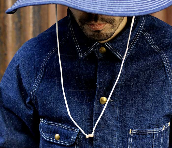 orSlow オアスロウ USN ワイドブリム デニムハット US NAVY WIDE