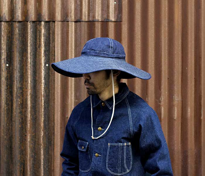 orSlow オアスロウ USN ワイドブリム デニムハット US NAVY WIDE
