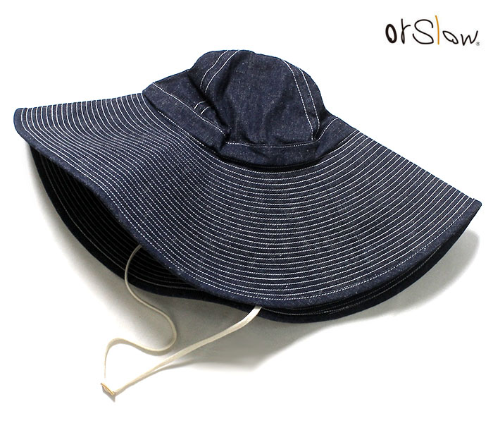 orSlow オアスロウ USN ワイドブリム デニムハット US NAVY WIDE