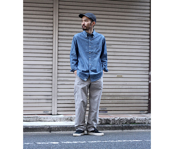 orSlow オアスロウ チェック柄 フレンチワークパンツ イージー