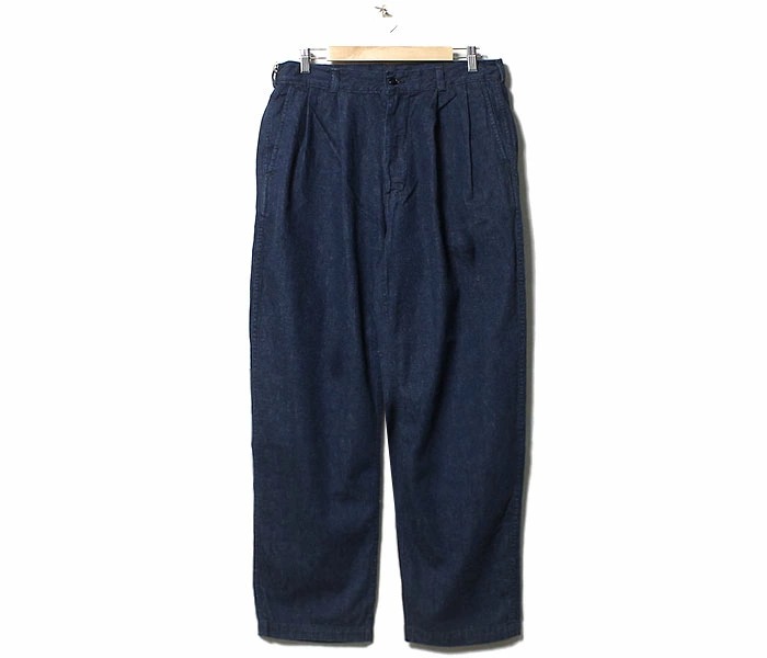 orSlow オアスロウ 2タック デニム ワイドトラウザーズ ワン orSlow オアスロウ 2タック デニム ワイドトラウザーズ ワン