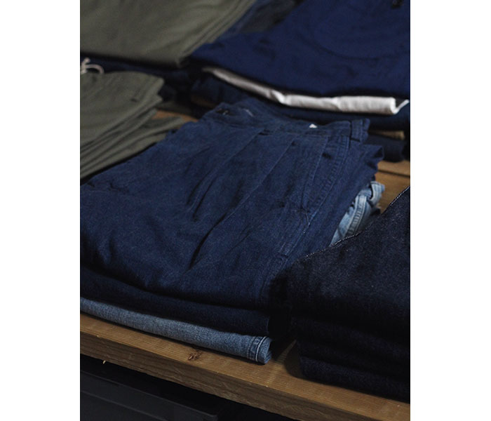 予約商品(お届け予定 3月頃以降) orSlow オアスロウ 2タック