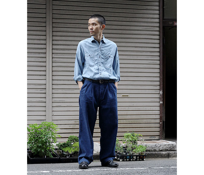予約商品(お届け予定 3月頃以降) orSlow オアスロウ 2タック