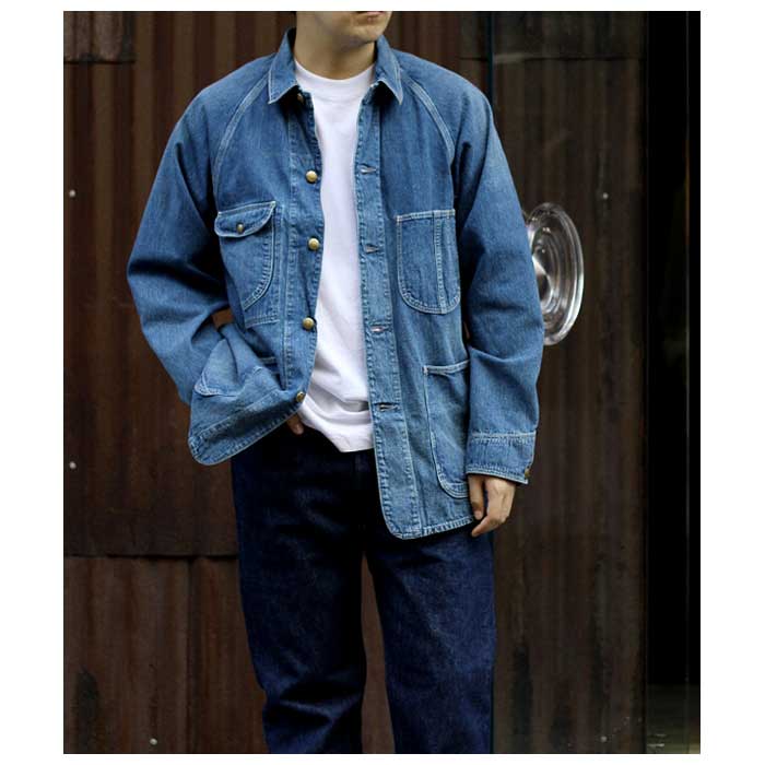 orSlow 50´S DENIM JACKET Lサイズ ユーズドウォッシュ
