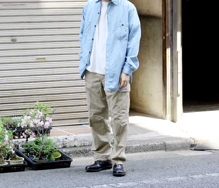 orSlow オアスロウ ベージュ リップストップ ヴィンテージ