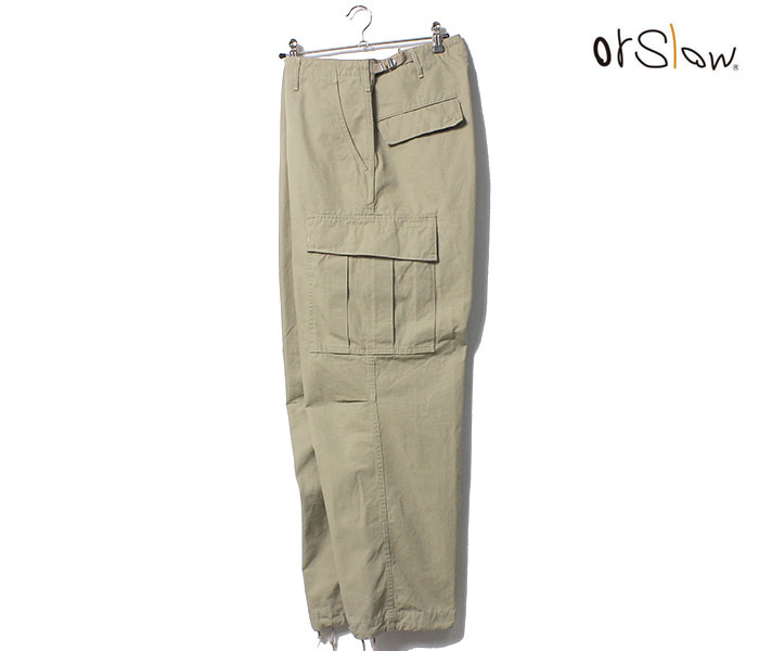 orSlow オアスロウ ベージュ リップストップ ヴィンテージ