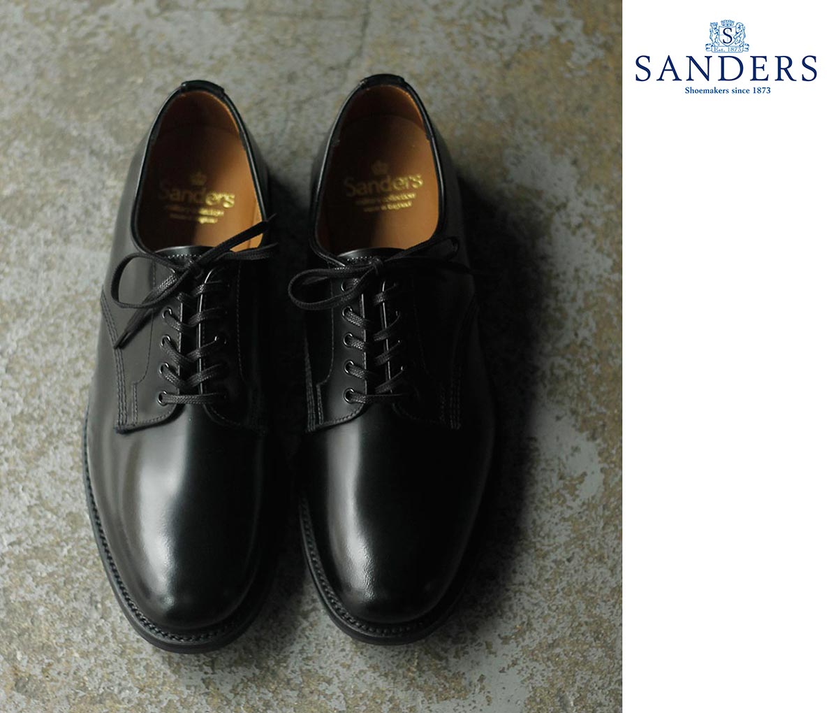 サンダース SANDERS ミリタリーオフィサー シューズ MILITARY