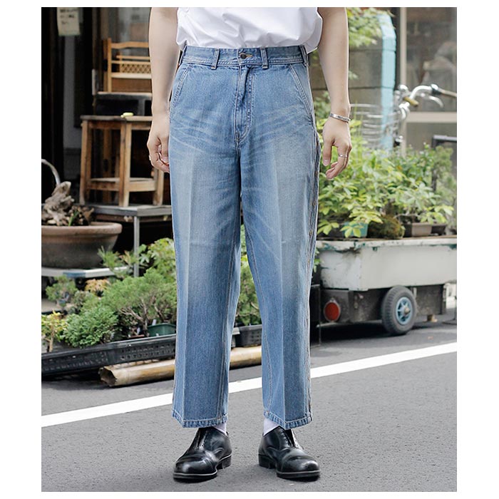 サルト SARTO エンブロイダリー デニム パンツ EMBROIDERY DENIM