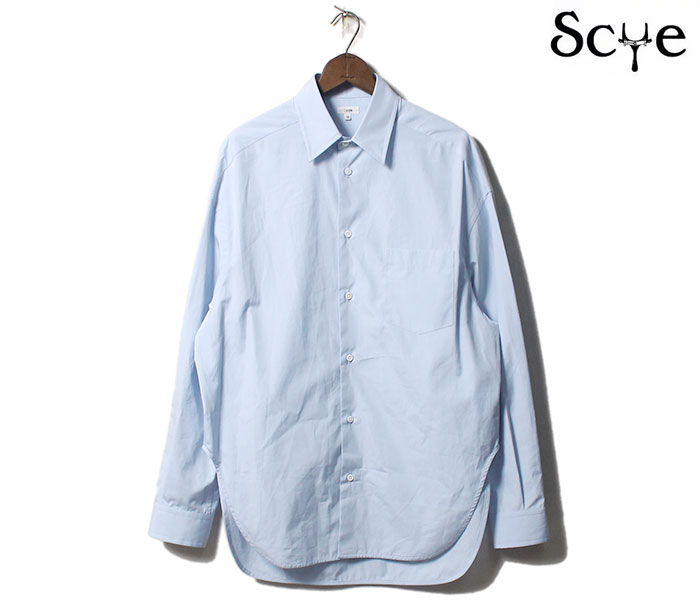SCYE サイ シャツ ギザコットン オーバーサイズシャツ OVER