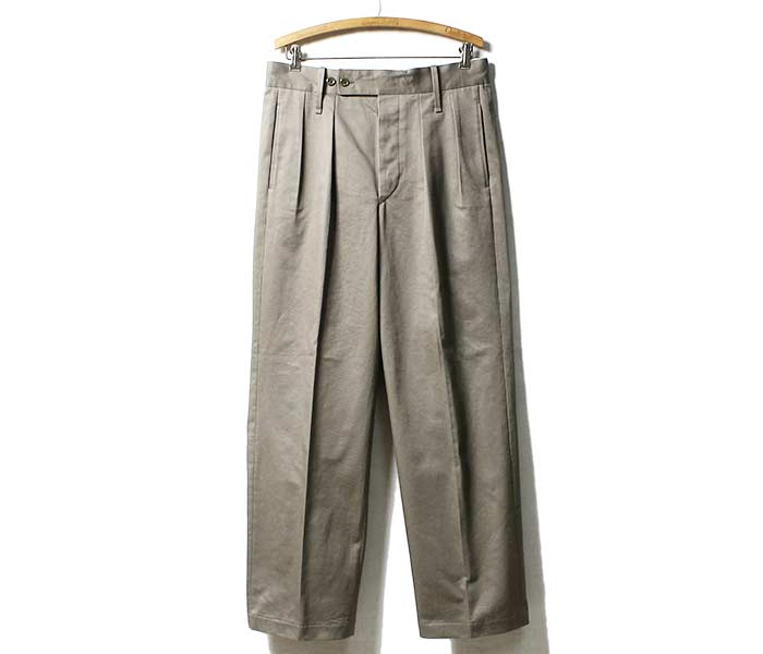 SCYE BASICS サイ ベーシックス ワイドストレート チノパン