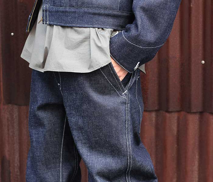 SCYE BASICS Denim Cinch Back Trousers | andPheb Staff Blog