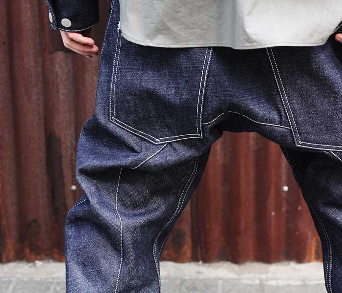 SCYE BASICS サイベーシックス デニム シンチバック ワイド SCYE BASICS サイベーシックス デニム シンチバック ワイド