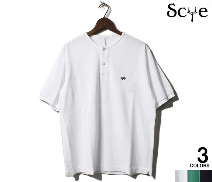 SCYE BASICS サイベーシックス ヘンリーネック シャツ Tシャツ SCYE BASICS サイベーシックス ヘンリーネック シャツ Tシャツ