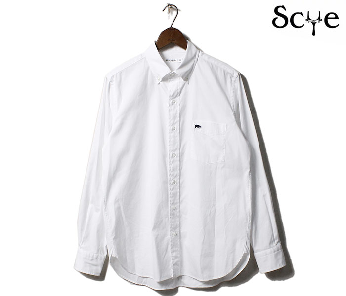 SCYE BASICS サイベーシックス ボタンダウンシャツ フィンクス