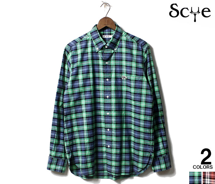 SCYE BASICS サイベーシックス シャツ オックスフォード ボタン SCYE BASICS サイベーシックス シャツ オックスフォード ボタン