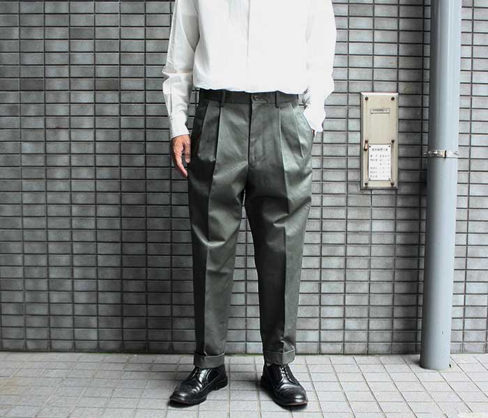 SCYE BASICS サイベーシックス チノパン イージーパンツ ドロー
