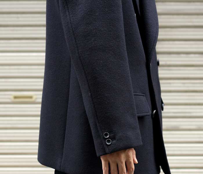 SCYE サイ ウールカシミヤメルトン ダブルブレスト ショート