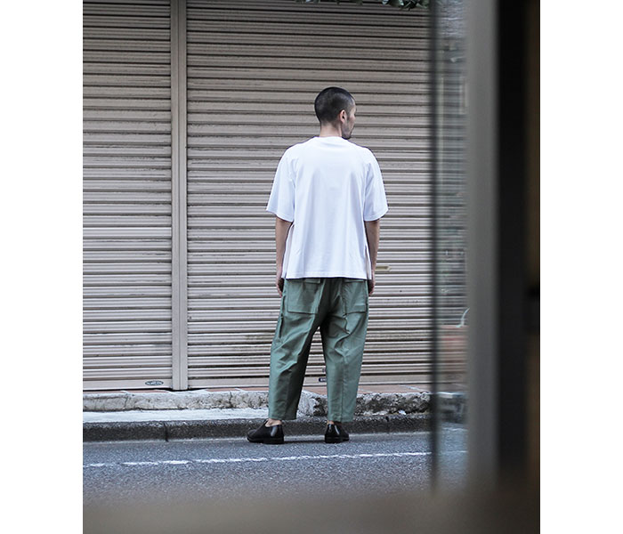 SCYE サイ テーパード パンツ フィンクスコットン モールスキン SCYE サイ テーパード パンツ フィンクスコットン モールスキン