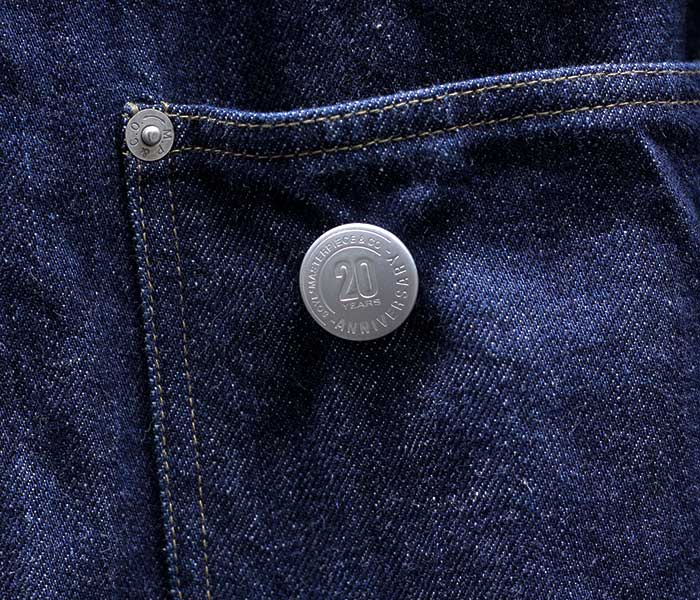 MHL. ジップアップデニムジャケット サイズ36 インディゴブルー